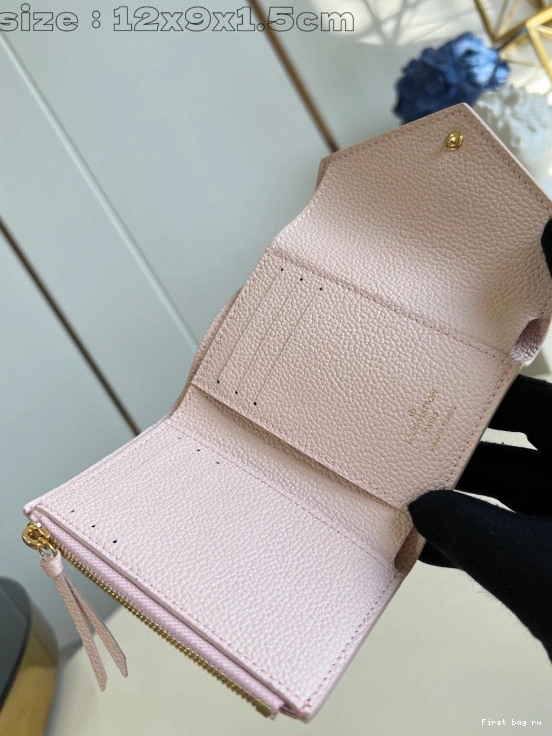 First bag ru VUITTON LOUIS WALLET-12*9.5*2.5 VICTORINE cm 0714